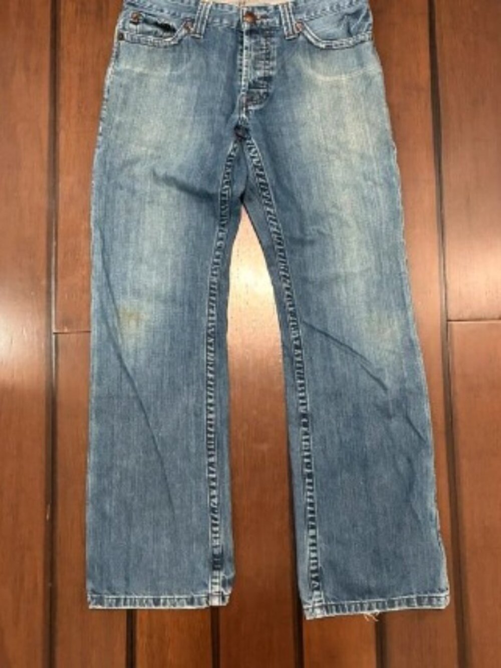 Classic Men's Blue Denim Jeans